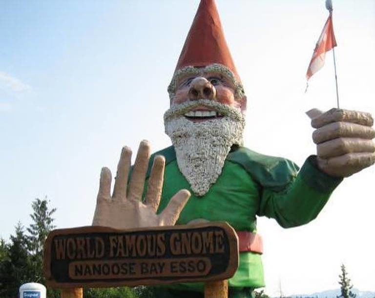 The world’s tallest gnome on Vancouver Island is being torn down