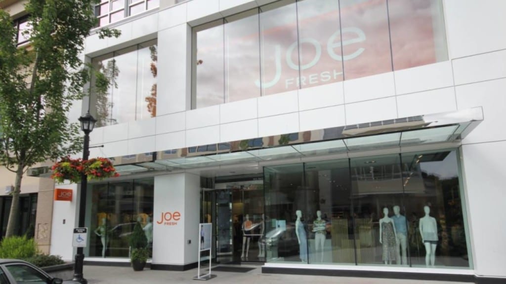 Joe Fresh at Uptown Shopping Centre will close next week