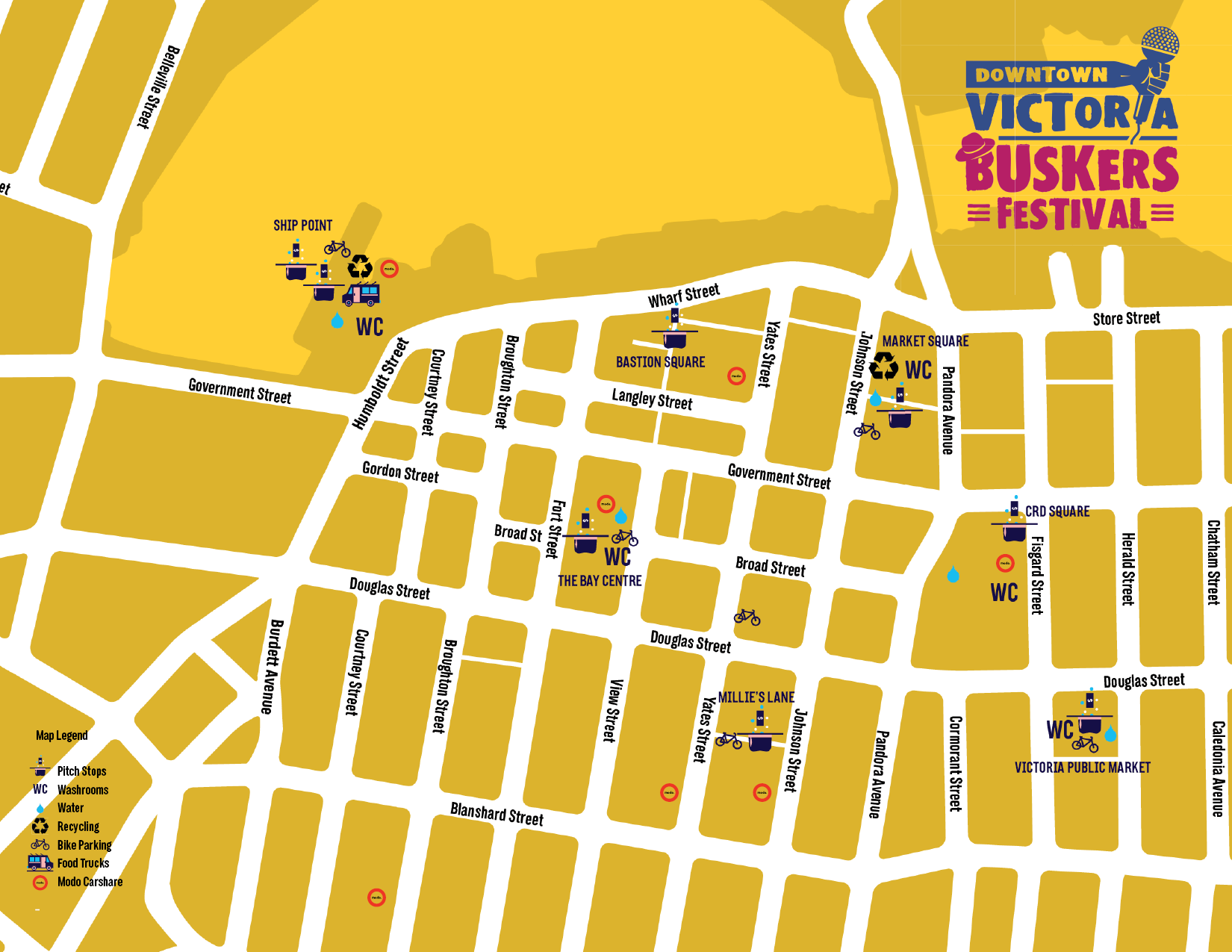 Buskers fest map