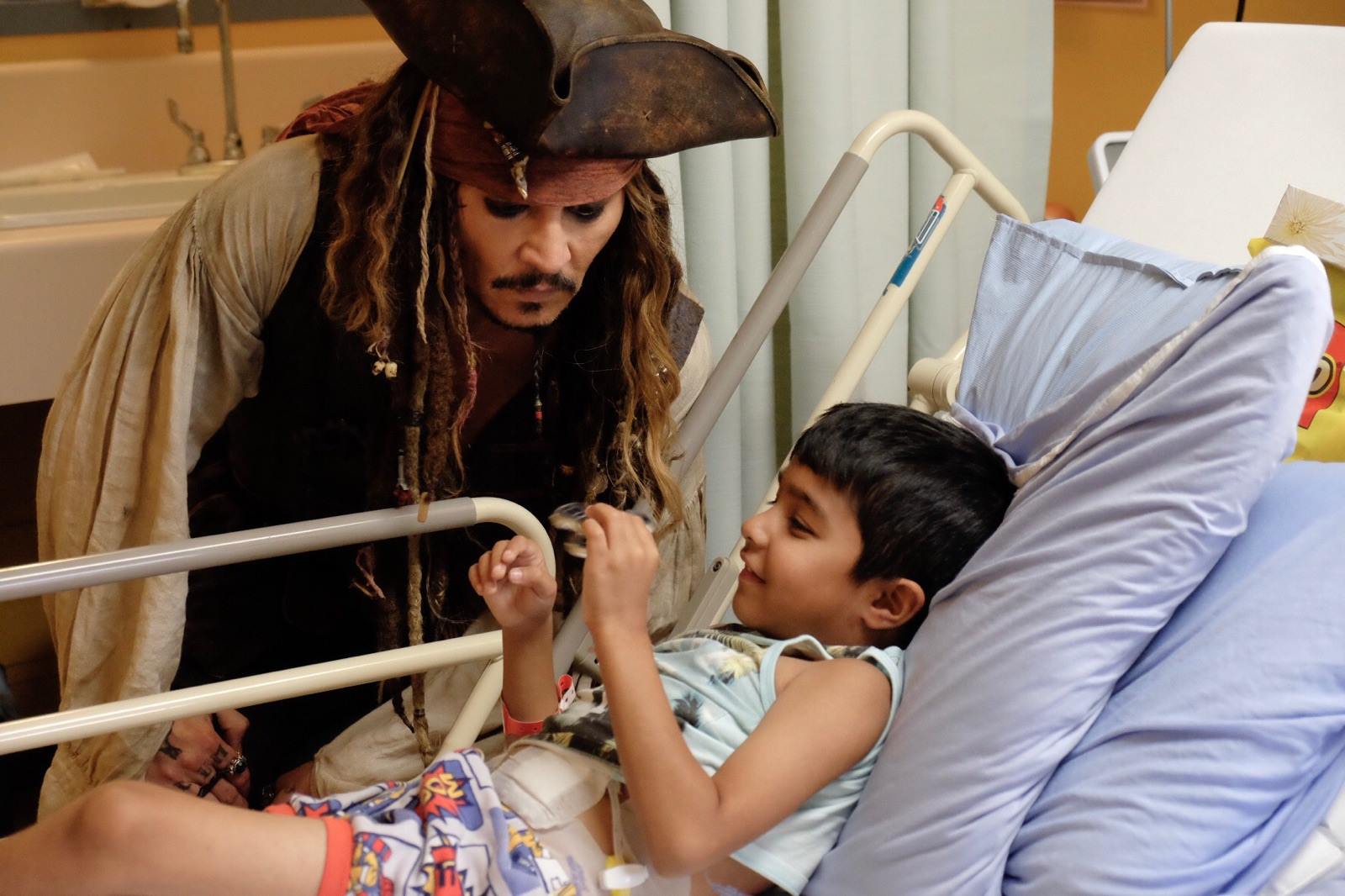 Johnny Depp BC Children's Hospital