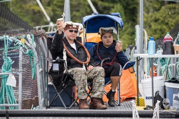 First Nations salmon farm occupation