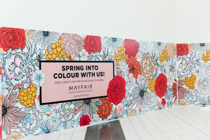 Mayfair Shopping Centre Colouring