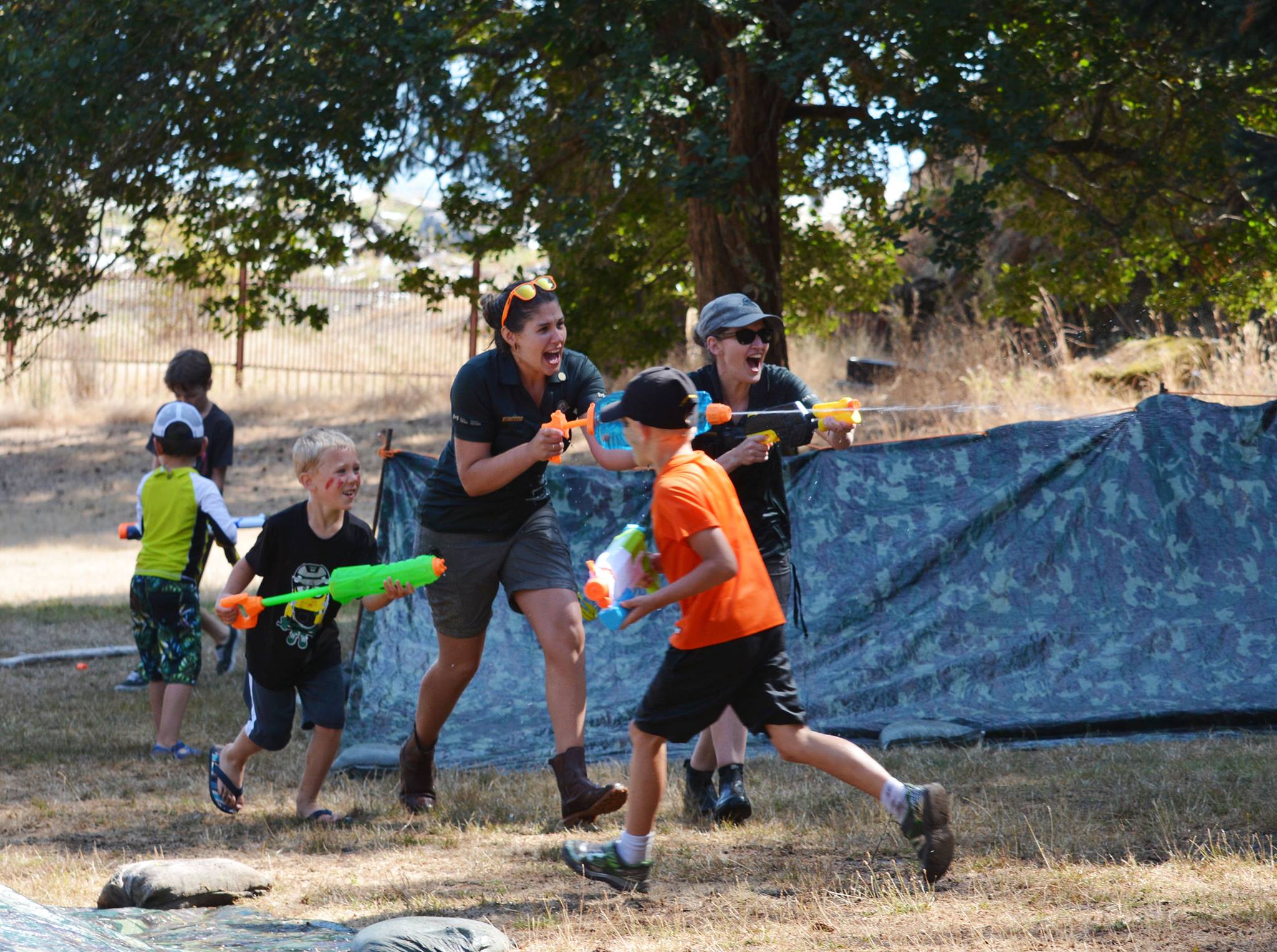 Victoria's biggest water gun battle is back this weekend at Fort Rodd Hill