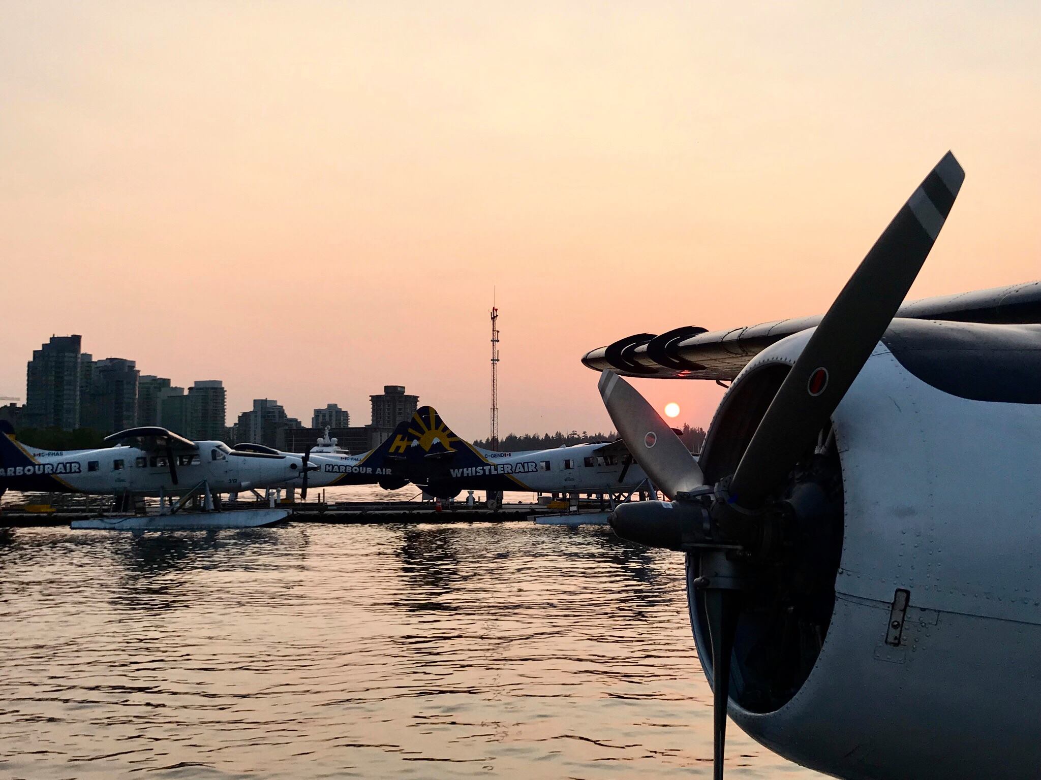 Harbour Air Cancels Flights Due To Low Visibility From Wildfire Smoke