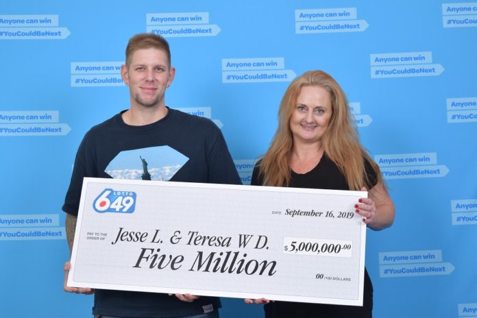 Jesse Logan and Teresa Winters Day, Lottery winners