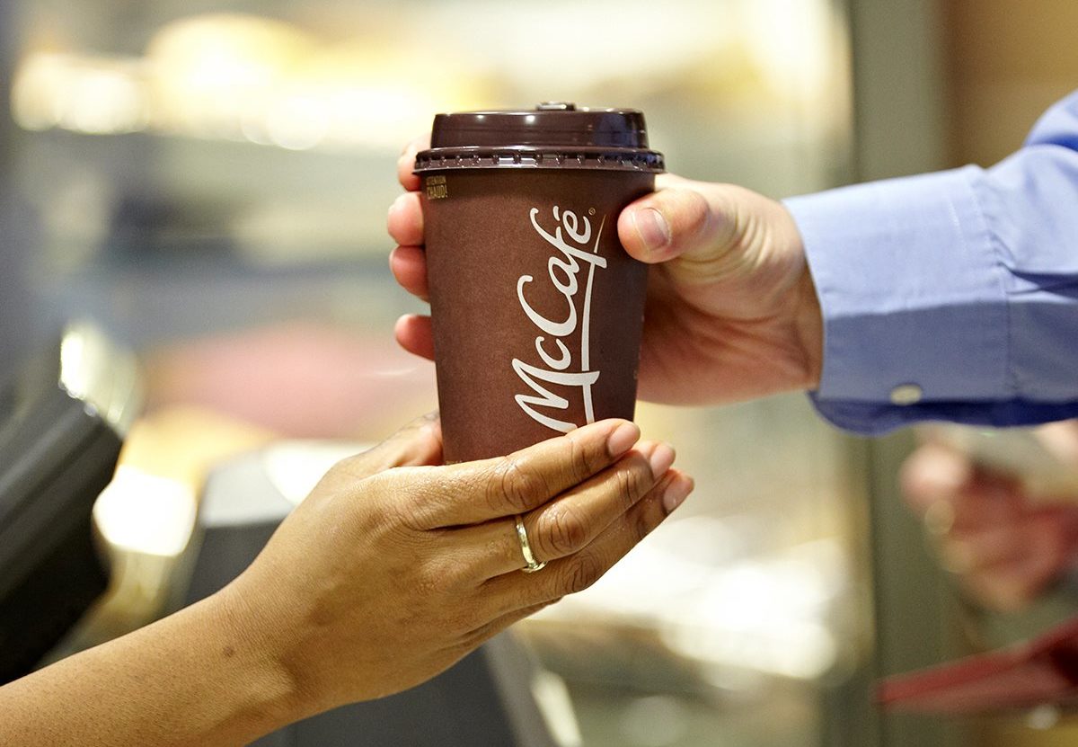 McDonald’s is scrapping the free drink stickers on coffee cups across Canada