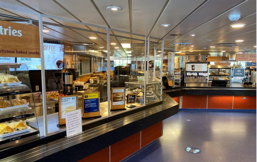 Some food services are back on board BC Ferries vessels