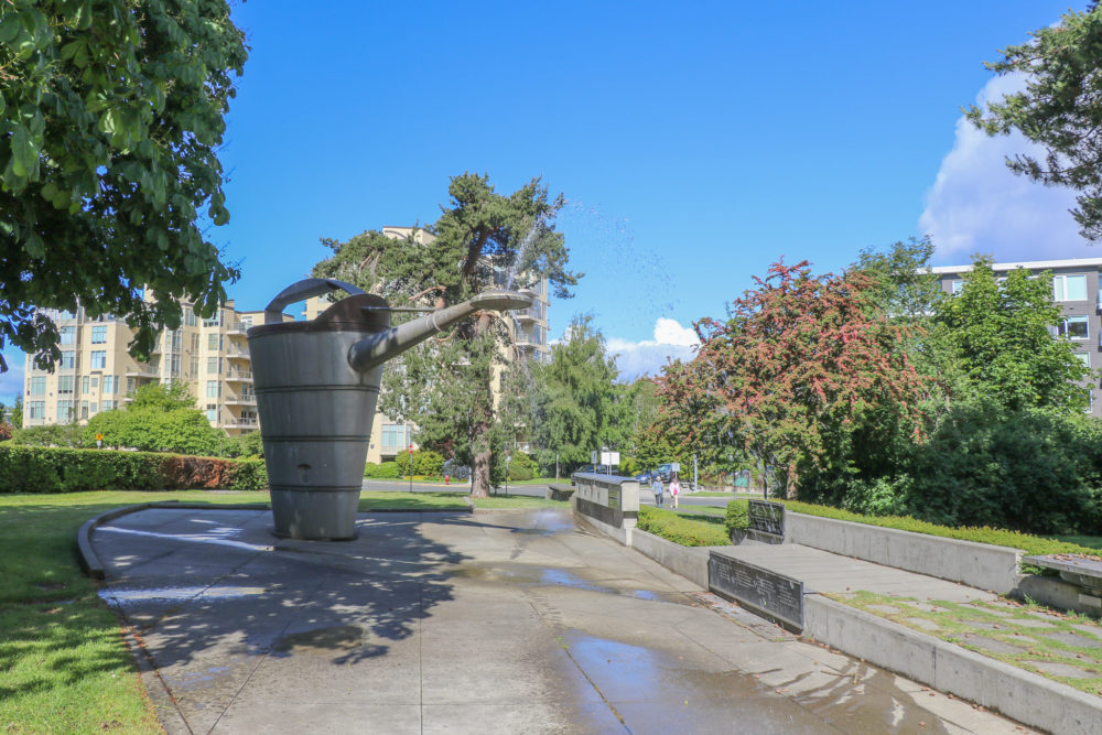 Beacon Hill Park watering can and playground splash pads reopen for summer