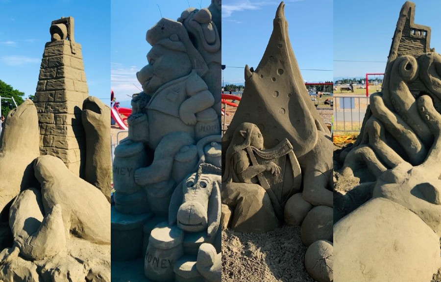Cadboro Sand Sculptures