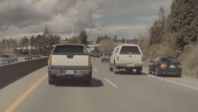 Caught on dashcam: Saanich Police slap speeding Pat Bay HWY driver with ...