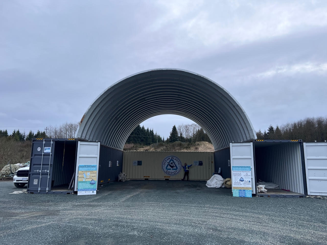 There’s a brand new ocean plastic recycling depot on Vancouver Island