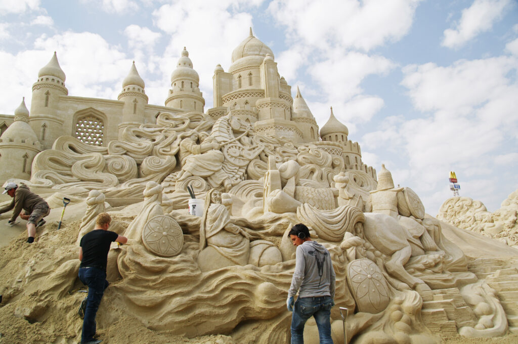 Victoriabased sand sculptor captures enchanting images in largestever